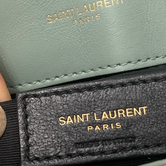 SAINT LAURENT Medium LouLou Quilted Suede Shoulder Bag - Picture 15 of 15